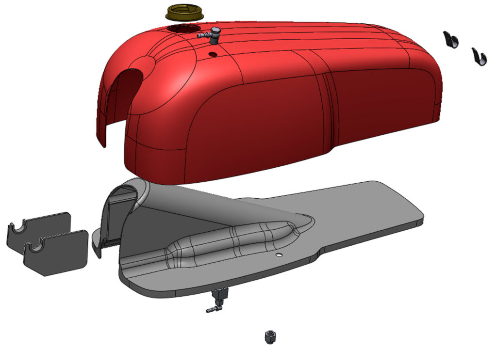 CRTT tank exploded view