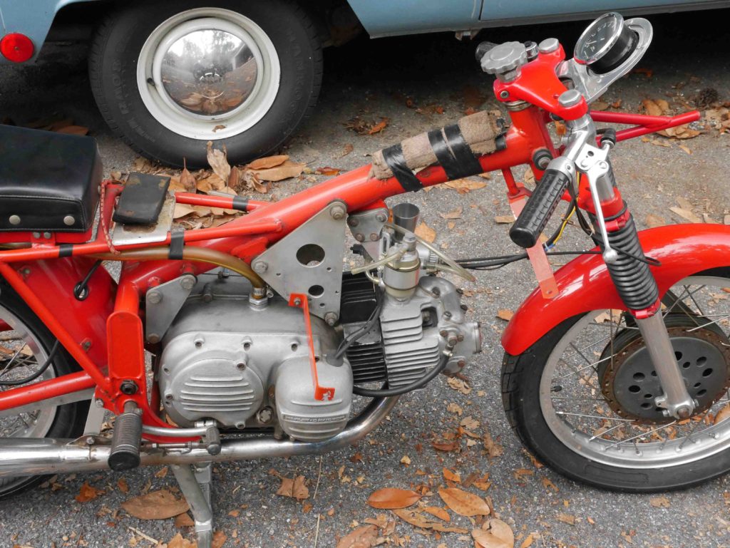 Harley-Davidson Aermacchi CRTT frame with bare engine