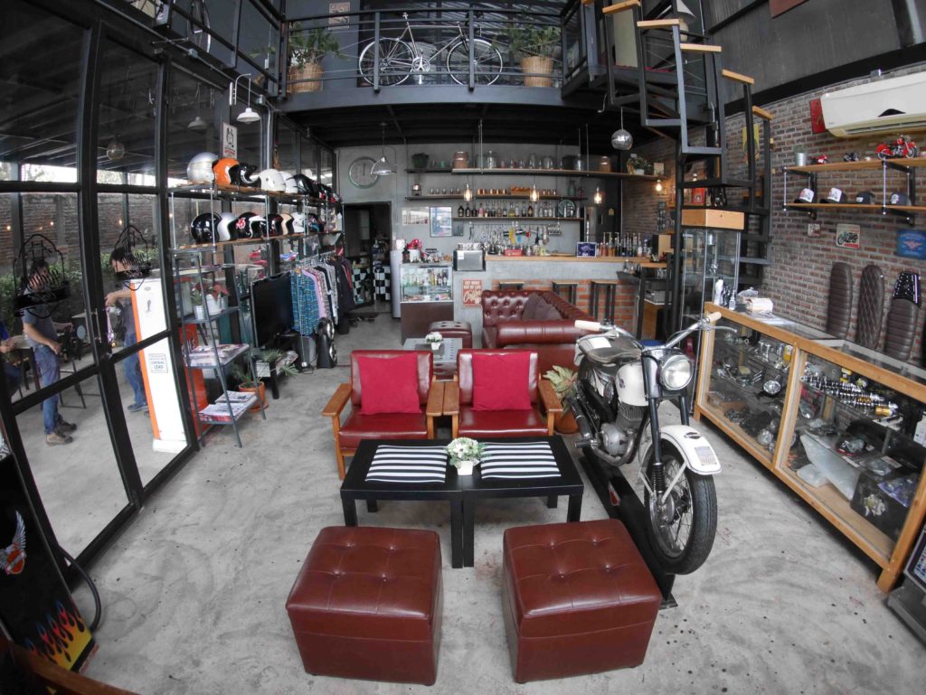 Riding Cafe, Bangkok. We scanned a car with Creaform Metra here.