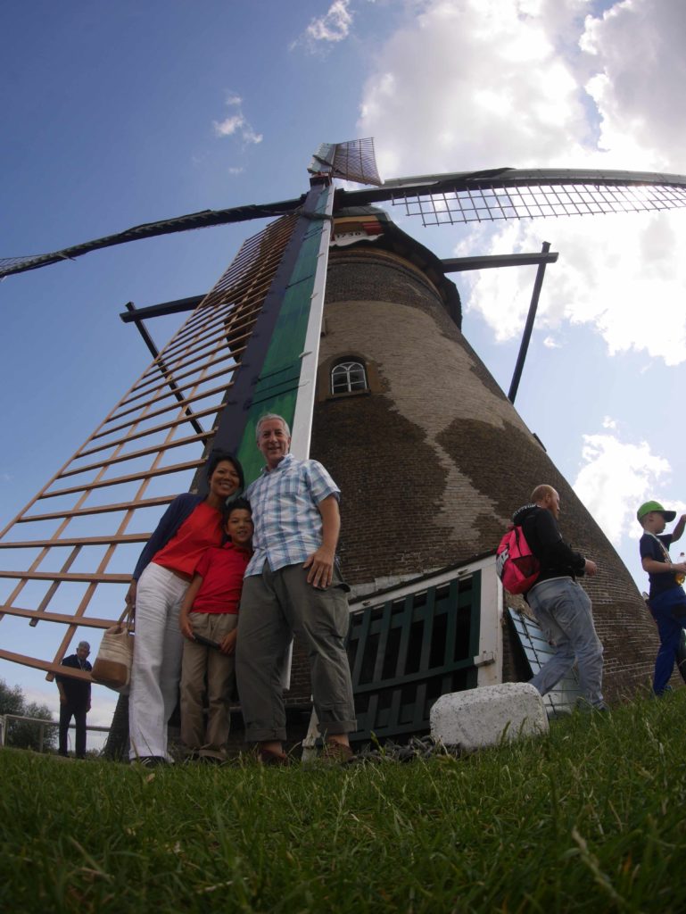 Wonderful for Jake to see the size and scale of a windmill.