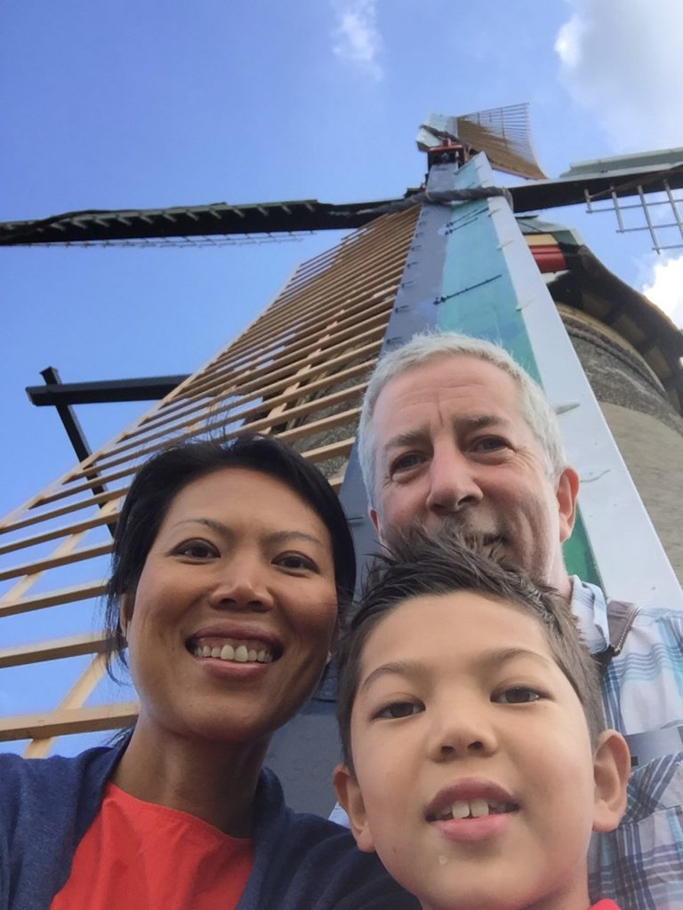 Windmill selfie.