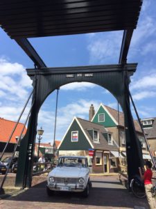 Draw bridge in Volendam.