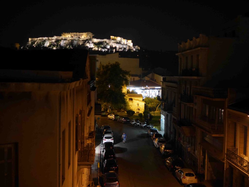 Checked in at 1AM, and took a quick picture of the PARTHENON!!!!