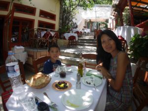 Food; we ate well and often.