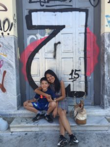 Plenty of graffiti in Athens.