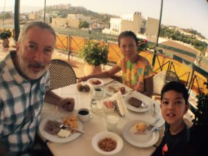 Athens Jason Inn, good breakfast, view of Acropolis.