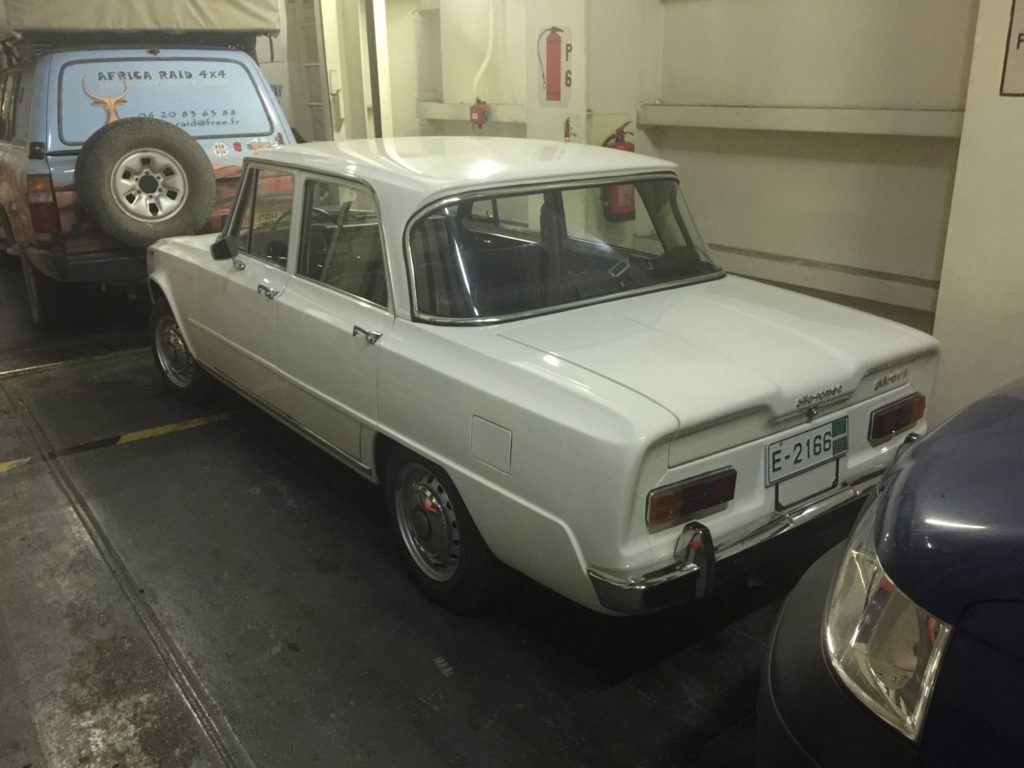 The other cars on the ferry were making long haul trips. We were the bambino, for sure.