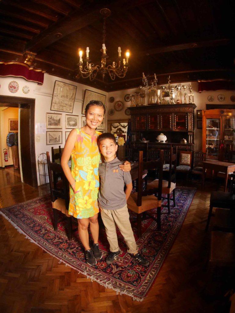 The reception room, Albergo Anna.