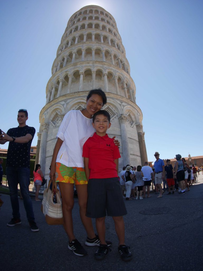 Wide angle view of Pisa. Not too many taking this photo!