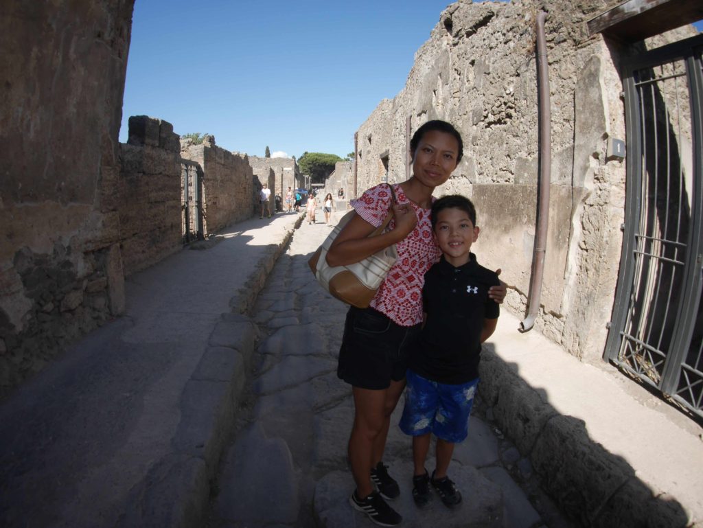 Pompeii is very big. Endless alleys to get lost in.