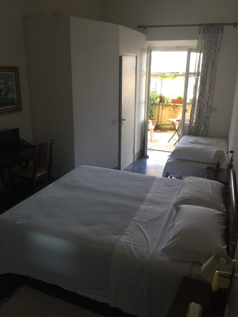 Peaceful room at Albergo Anna.