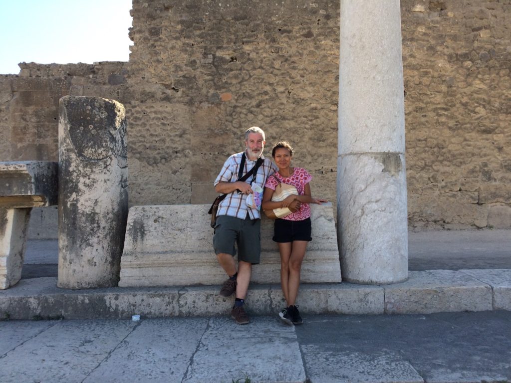 Mom And Dad at Pompeii