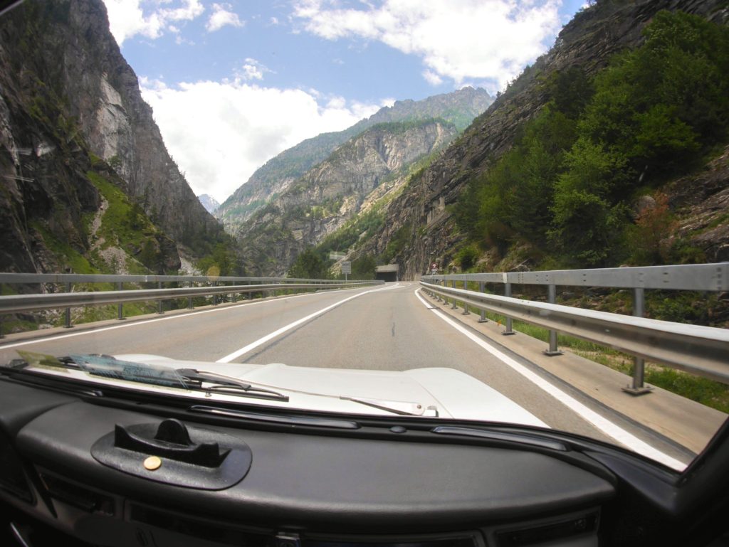 Nice roads, great scenery, and many many tunnels.