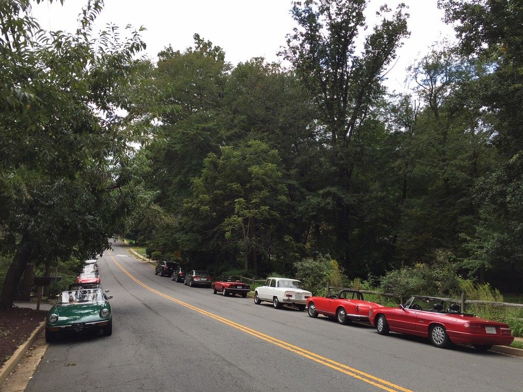 Alfa Romeo club meeting in Vienna Virginia.