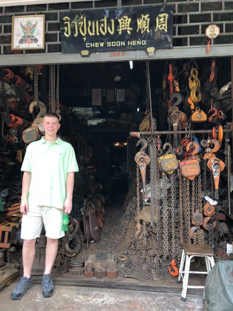 You need block&tackle, you go to the block&tackle store.