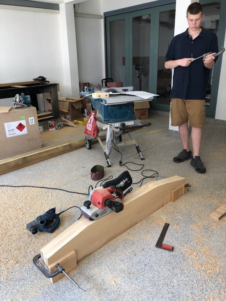 BIG TIP: Clamp sides together and use belt sander to make them all the same.