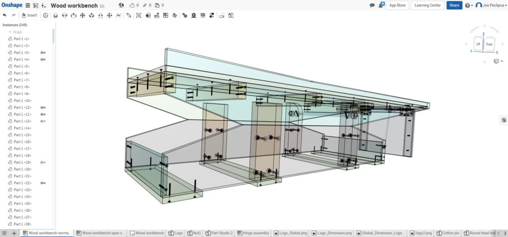 3D transparent view from Onshape!