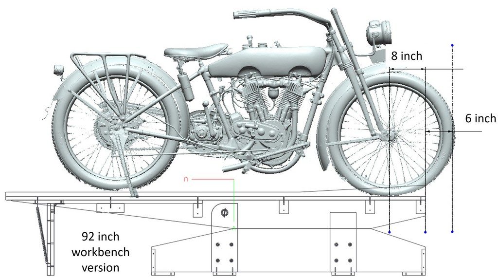 Harley-Davidson JD fits well!