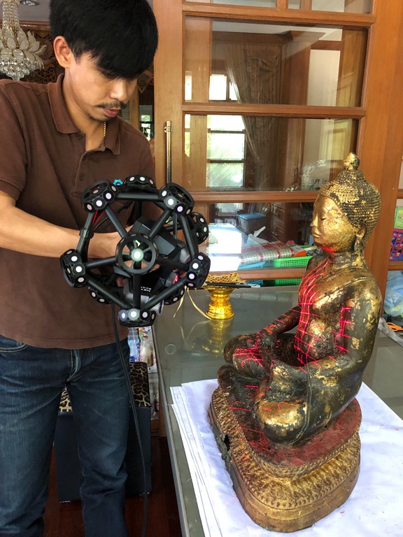 3D scan Creaform Metra Buddha by Global Dimension