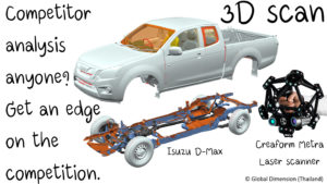 Reverse Engineer Isuzu Creaform SolidWorks Geomagic