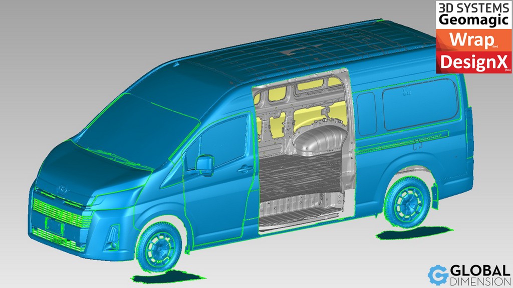 Global Dimension Thailand use 3D Systems Geomagic DesignX and Wrap in our Bangkok Thailand Office. Creaform laser scanner.