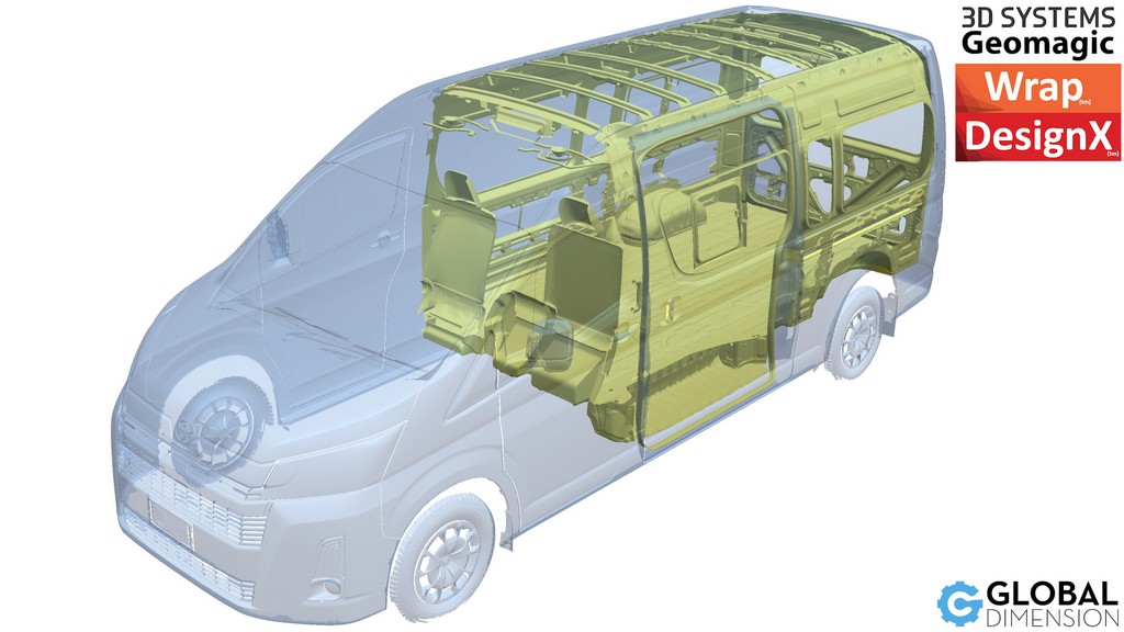 Global Dimension Thailand use 3D Systems Geomagic DesignX and Wrap in our Bangkok Thailand Office. Creaform laser scanner.