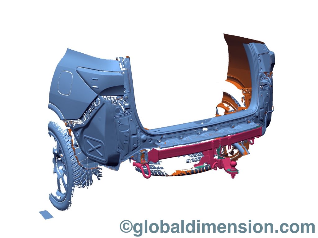 3D Laser scan using a Creaform Metra  C-Track  SolidWorks