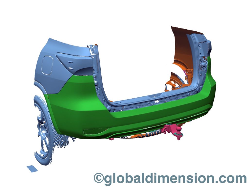 3D Laser scan using a Creaform Metra  C-Track  SolidWorks