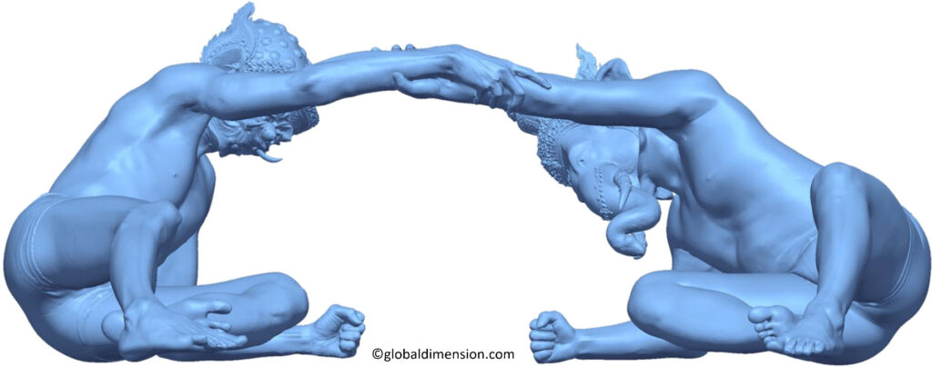 การทำวิศกรรมย้อนกลับ CAD โดย เครื่องสแกนจาก Creaform ซอร์ฟแวร์ VX Elements, Geomagic, DesignX, Wrap, และ SolidWorks.