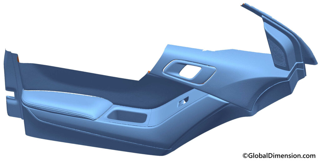 สร้าง CAD ไฟล์ โดย Creaform, Metra, C-Track, VX Elements, 3D Systems, Geomagic, DesignX, Wrap, และ SolidWorks.