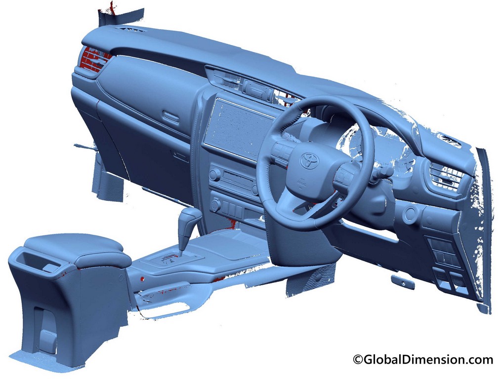 ใช้ซอฟท์แวร์  Geomagic DesignX, SolidWorks ของ 3D Systems และเครื่องสแกน 3D จาก Creaform