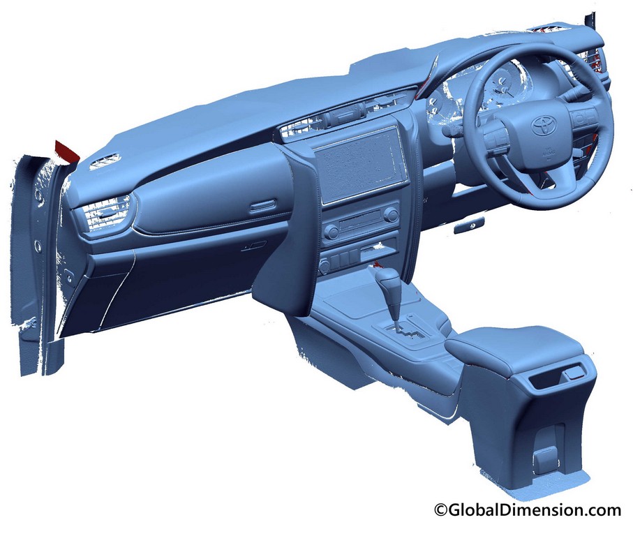 ใช้ซอฟท์แวร์  Geomagic DesignX, SolidWorks ของ 3D Systems และเครื่องสแกน 3D จาก Creaform