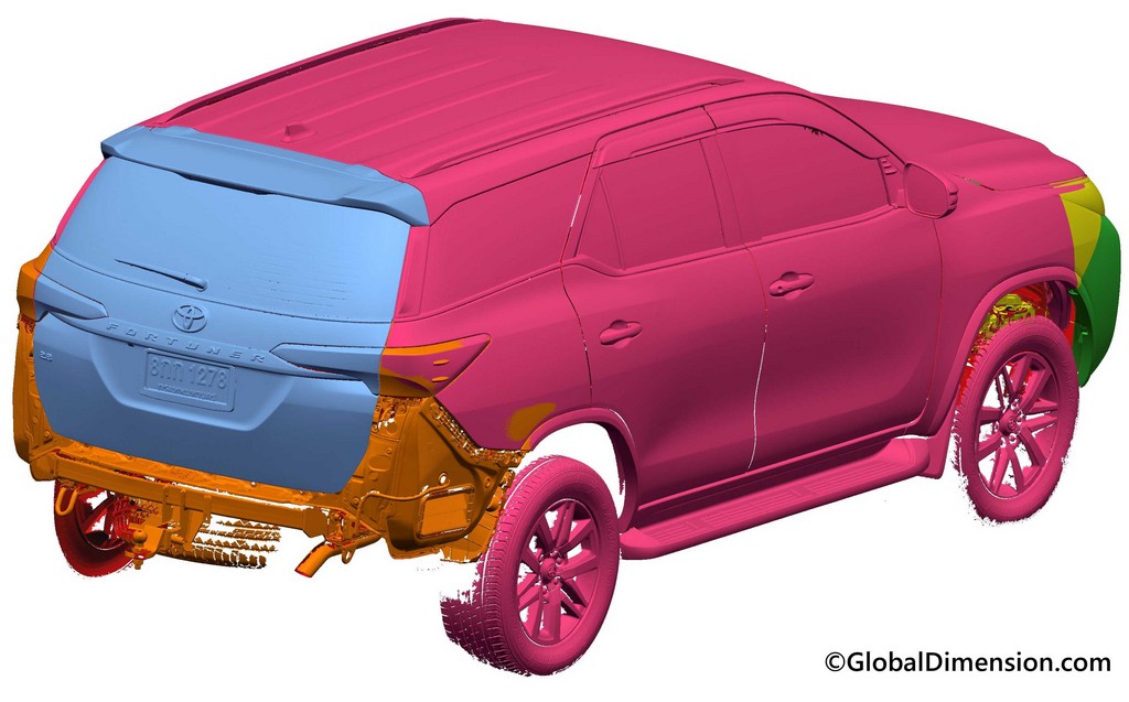 3D Systems Geomagic DesignX, SolidWorks, Creaform scanners were used to create this data.