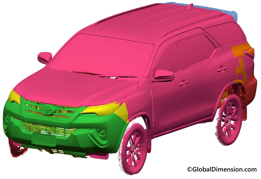 ใช้ซอฟท์แวร์  Geomagic DesignX, SolidWorks ของ 3D Systems และเครื่องสแกน 3D จาก Creaform