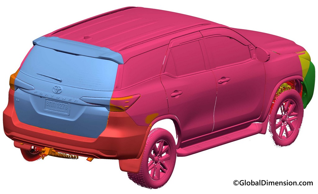 3D Systems Geomagic DesignX, SolidWorks, Creaform scanners were used to create this data.